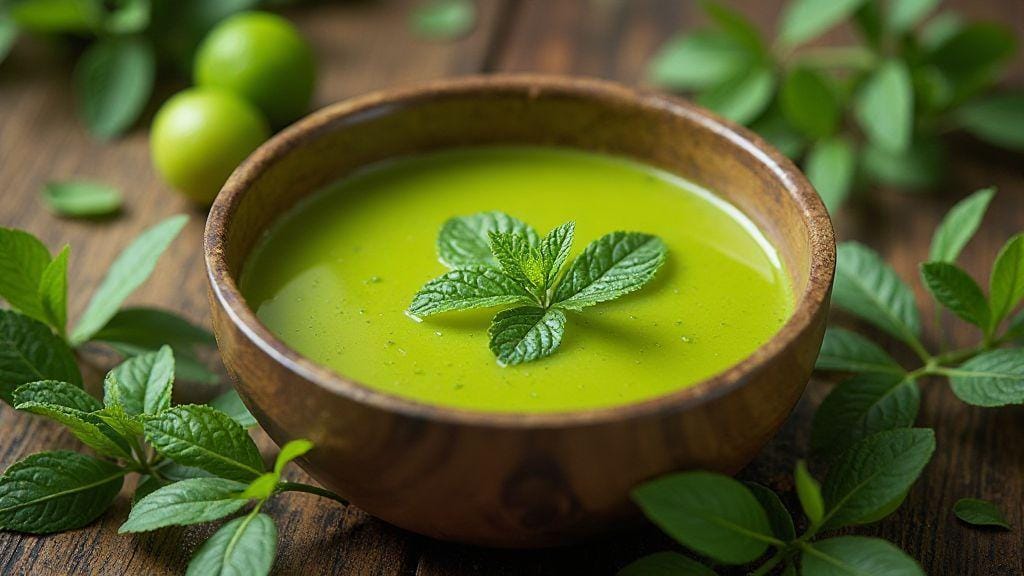 Sopa Detox de Couve com Limão sabor vibrante e textura cremosa em uma só panela pronta em menos de vinte minutos