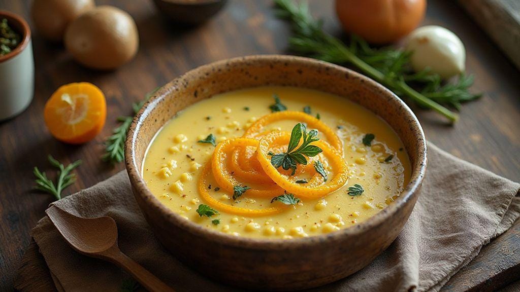 Sopa Fit de Batata-Doce Proteica cremosa e saborosa em uma só panela prática e rápida