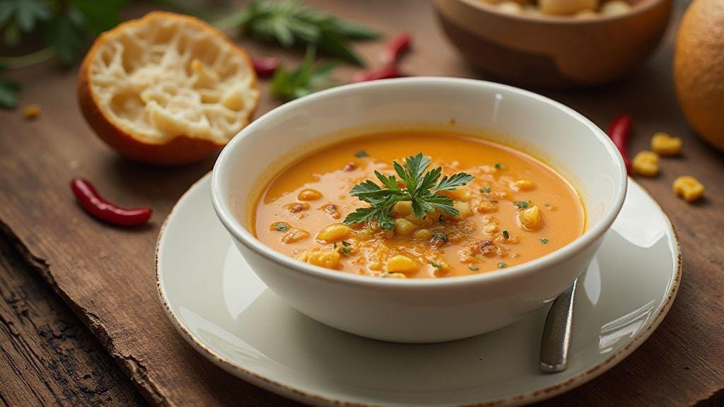 Sopa Fit Low Carb de Abobrinha cremosa feita em uma única panela com poucos ingredientes pronta em minutos