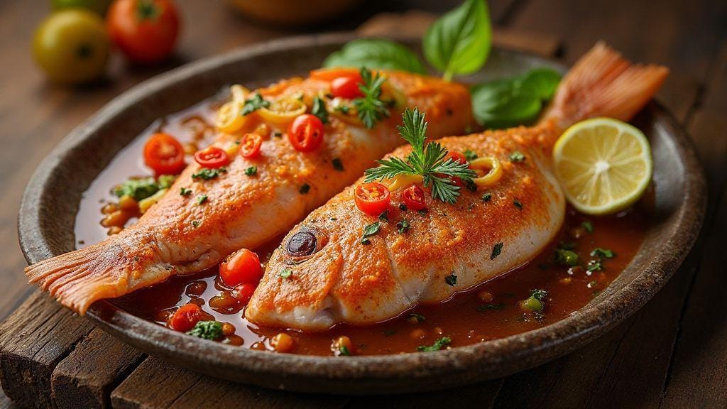 Moqueca de peixe deliciosa e cremosa em uma única panela prática com apenas ingredientes da despensa