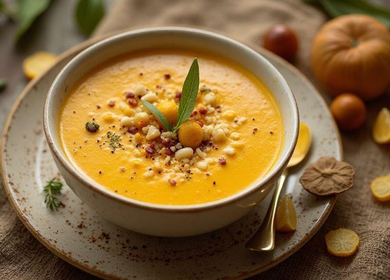 sopa-fit-de-abobora-com-gengibre-cremosa-em-uma-unica-panela-sem-forno-e-com-poucos-ingredientes