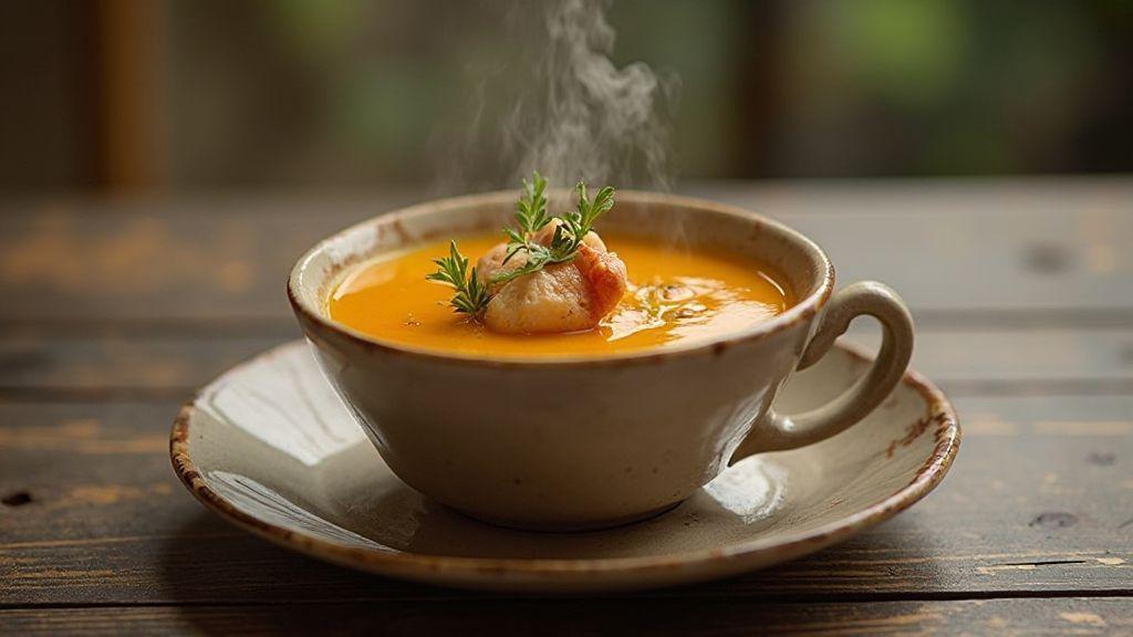 Sopa Fit de Abobrinha com Frango, cremosa e saborosa, preparada em uma única panela com poucos ingredientes