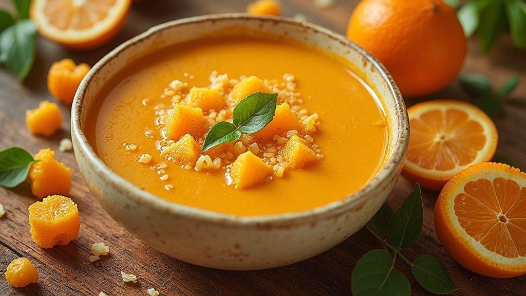 Sopa Fit de Cenoura com Laranja cremosa em uma só panela prática e rápida
