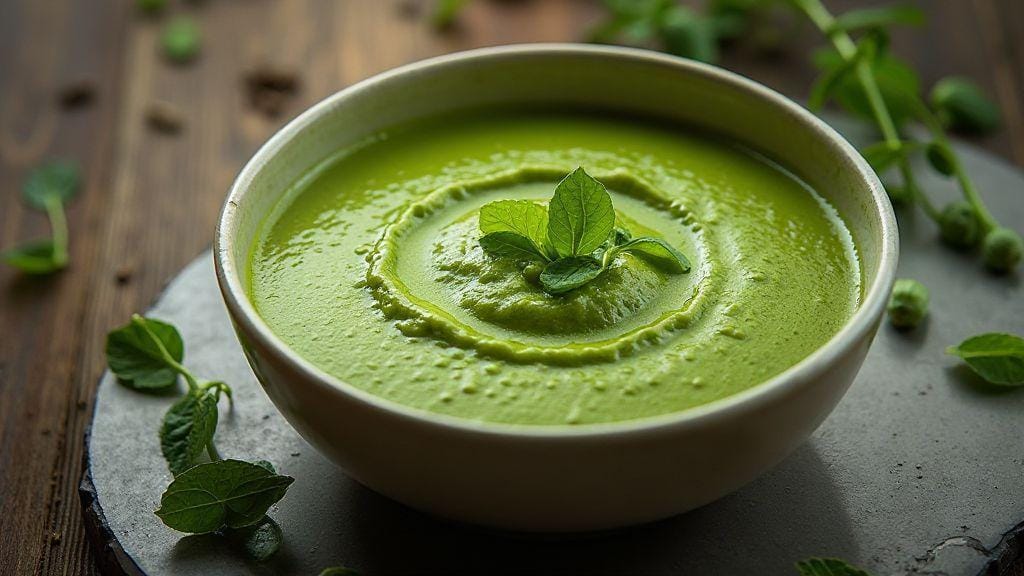 Sopa Fit de Espinafre Proteica cremosa em uma única panela prática e rápida
