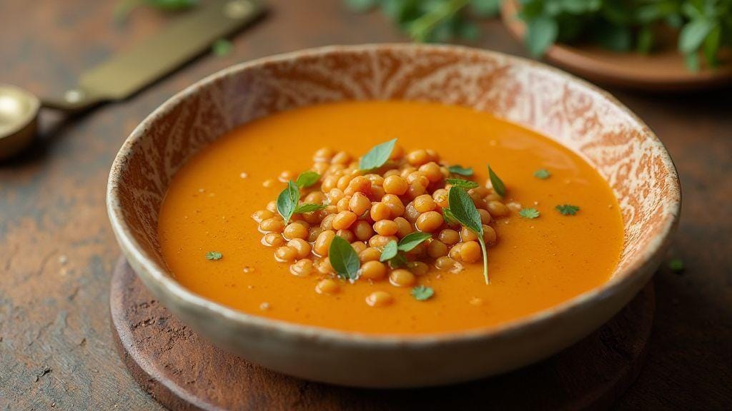 Sopa Fit de Lentilha com Cenoura cremosa em uma única panela, sabor marcante e preparo descomplicado