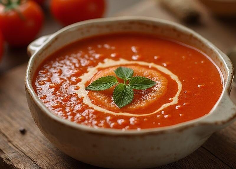 sopa-fit-de-tomate-com-manjericao-cremosa-e-saborosa-em-uma-so-panela-pratica-e-rapida-de-preparar