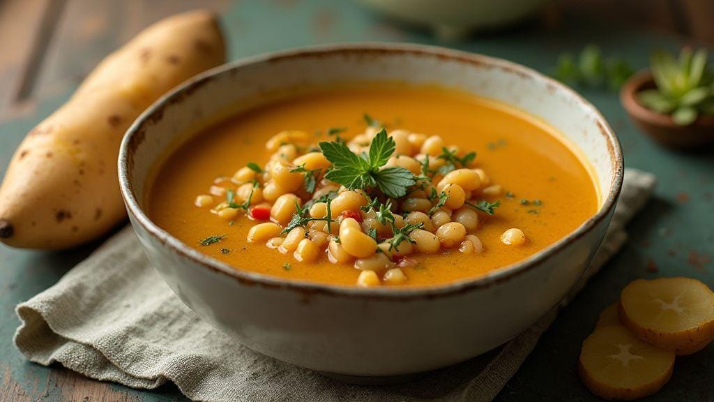 Sopa Fit Vegana de Legumes cremosa e saborosa em uma única panela com poucos ingredientes