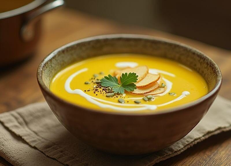 sopa-funcional-de-curcuma-e-gengibre-cremosa-saborosa-e-pratica-em-panela-unica