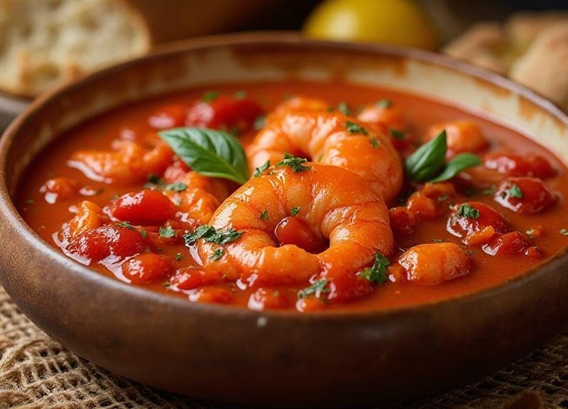 ensopado-de-camarao-com-tomate-e-pimentoes-sabor-inesquecivel-e-textura-macia-feito-em-uma-unica-pan