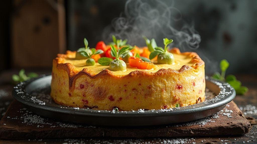 Torta de Atum com Legumes cremosa e prática em uma única frigideira sem forno